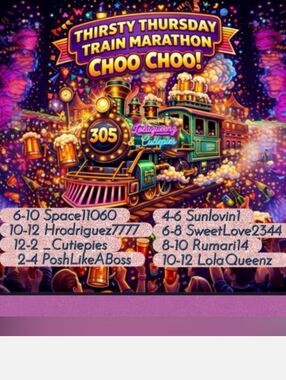 Thirsty Thursday Train Marathon Choo Choo Sharing Together